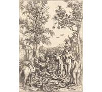 DQCJIYIGL Famous Art Print Artwork Artwork Paintings the Judgment of Paris by Lucas Cranach the Elder Canvas Wall Art for Home Decor 60x90cm