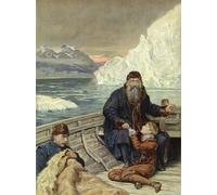 DQCJIYIGL Famous Art Print Artwork Artwork Paintings the Last of Henry Hudson by John Collier Canvas Wall Art for Home Decor 60x90cm