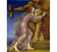 DQCJIYIGL Famous Art Print Artwork Artwork Paintings the Worship of Mammon by Evelyn De mrgans Canvas Wall Art for Home Decor 60x90cm