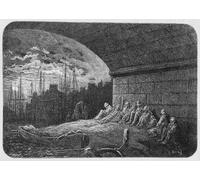 DQCJIYIGL Famous Art Print Artwork Artwork Paintings Under the Arches by Gustave Dore Canvas Wall Art for Home Decor 60x90cm