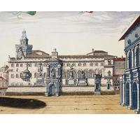 DQCJIYIGL Famous Art Print Artwork Artwork Paintings View of Old Square in Bologna by Joan Blaeu Canvas Wall Art for Home Decor 60x90cm