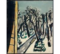 DQCJIYIGL Famous Art Print Artwork Artwork Paintings Zoo in Winter by Max Beckmann Canvas Wall Art for Home Decor 60x90cm