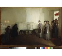 DQCJIYIGL Famous Canvas Artwork Poster Artworks Administration of the Eucharist to a Dying Orphan by Gioacchino Toma Poster Print for Home Decor 60x90cm