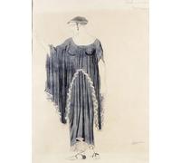 DQCJIYIGL Famous Canvas Artwork Poster Artworks Canvas Painting Picture for Oedipus At Colonnusantigone by Leon Bakst Poster Print for Home Decor 60x90cm