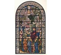 DQCJIYIGL Famous Canvas Artwork Poster Artworks Christs Entry Into Jerusalem Window in the Church of St Peter Vere Street London by Edward Burne Jones Poster Print for Home Decor 60x90cm