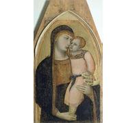 DQCJIYIGL Famous Canvas Artwork Poster Artworks Detail From Depicting Lady and Child with Mary Magdalene by Ambrogio Lorenzetti Poster Print for Home Decor 60x90cm