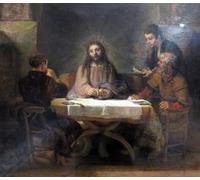 DQCJIYIGL Famous Canvas Artwork Poster Artworks Flemish and dutch painting at the louvre, paris by Rembrandt van Rijn Poster Print for Home Decor 60x90cm