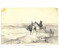 DQCJIYIGL Famous Canvas Artwork Poster Artworks Florence Nightingale and Mr Bracebridge Hill Overlooking Sebastopol by Parthenope Nightingale Poster Print for Home Decor 60x90cm