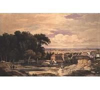 DQCJIYIGL Famous Canvas Artwork Poster Artworks Frognal Hampstead by Varley Poster Print for Home Decor 60x90cm