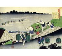 DQCJIYIGL Famous Canvas Artwork Poster Artworks From the Series Handred Poems by Katsushika Hokusai Poster Print for Home Decor 60x90cm