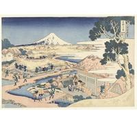 DQCJIYIGL Famous Canvas Artwork Poster Artworks Fuji by Katsushika Hokusai Poster Print for Home Decor 60x90cm