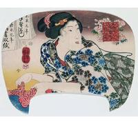 DQCJIYIGL Famous Canvas Artwork Poster Artworks Girl Washing a Patterned Cloth From 'seven Kokachi by Utagawa Kuniyoshi Poster Print for Home Decor 60x90cm