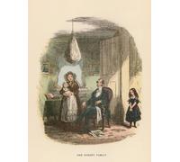DQCJIYIGL Famous Canvas Artwork Poster Artworks Illustration for Dombey and Son by Hablot Knight Browne Poster Print for Home Decor 60x90cm