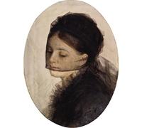 DQCJIYIGL Famous Canvas Artwork Poster Artworks In Mourning Anders Zorn Poster Print for Home Decor 60x90cm