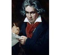 DQCJIYIGL Famous Canvas Artwork Poster Artworks Ludwig Van Beethoven Portrait by Carl Stieler Poster Print for Home Decor 60x90cm