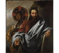 DQCJIYIGL Famous Canvas Artwork Poster Artworks Moses and His Ethiopian Wife Zipporah Between by Jacob Jordaens Poster Print for Home Decor 60x90cm