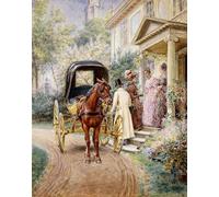 DQCJIYIGL Famous Canvas Artwork Poster Artworks Mrs by Edward Lamson Henry Poster Print for Home Decor 60x90cm