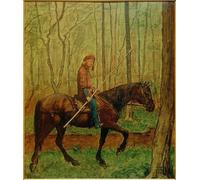 DQCJIYIGL Famous Canvas Artwork Poster Artworks Parzival by Hans Thoma Poster Print for Home Decor 60x90cm