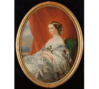 DQCJIYIGL Famous Canvas Artwork Poster Artworks Portrait of Empress Eugenie by Xaver Winterhalter Poster Print for Home Decor 60x90cm