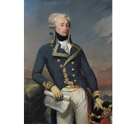 DQCJIYIGL Famous Canvas Artwork Poster Artworks Portrait of Gilbert Motier the Marquis De La Fayette As a Lie ant General by Desire Court Poster Print for Home Decor 60x90cm