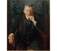 DQCJIYIGL Famous Canvas Artwork Poster Artworks Portrait of Privy Councilor Prof Paul Straßmann by Franck Poster Print for Home Decor 60x90cm