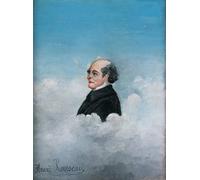 DQCJIYIGL Famous Canvas Artwork Poster Artworks Portrait of the Artist's Father by Henri J F Rousseau Poster Print for Home Decor 60x90cm