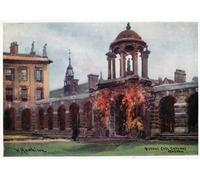 DQCJIYIGL Famous Canvas Artwork Poster Artworks Queen's College by William Matthison Poster Print for Home Decor 60x90cm