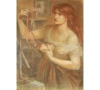 DQCJIYIGL Famous Canvas Artwork Poster Artworks Risen At Dawn by Dante Gabriel Charles Rossetti Poster Print for Home Decor 60x90cm
