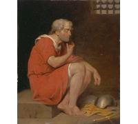 DQCJIYIGL Famous Canvas Artwork Poster Artworks Robert of Normandy in Prison by Downman Poster Print for Home Decor 60x90cm