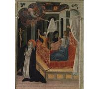 DQCJIYIGL Famous Canvas Artwork Poster Artworks Saint Catherine of Beseeching Christ to Resuscitate Her Mother by Di Paolo Poster Print for Home Decor 60x90cm