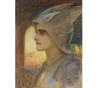 DQCJIYIGL Famous Canvas Artwork Poster Artworks St Joan of Arc by William Blake Richmond Poster Print for Home Decor 60x90cm