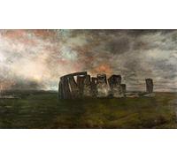 DQCJIYIGL Famous Canvas Artwork Poster Artworks Stonehenge Henry Mark Anthony Poster Print for Home Decor 60x90cm
