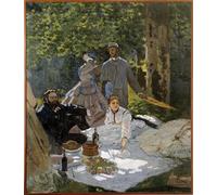 DQCJIYIGL Famous Canvas Artwork Poster Artworks the Breakfast on the Grass by Claude Monet Poster Print for Home Decor 60x90cm