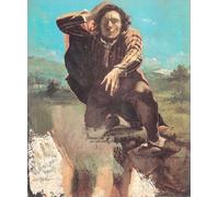 DQCJIYIGL Famous Canvas Artwork Poster Artworks the Desperate Man by Gustave Courbet Poster Print for Home Decor 60x90cm