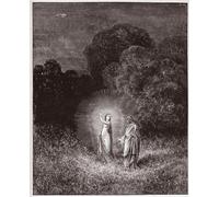 DQCJIYIGL Famous Canvas Artwork Poster Artworks the Divine Comedy by Gustave Dore Poster Print for Home Decor 60x90cm