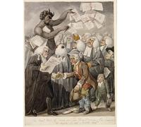 DQCJIYIGL Famous Canvas Artwork Poster Artworks the First Day of Term or the Devil Among Lawyers by Robert Dighton Poster Print for Home Decor 60x90cm
