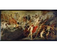 DQCJIYIGL Famous Canvas Artwork Poster Artworks the Gods Council by Peter Paul Rubens Poster Print for Home Decor 60x90cm