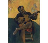 DQCJIYIGL Famous Canvas Artwork Poster Artworks the Guitarist by Paul Gauguin Poster Print for Home Decor 60x90cm