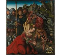 DQCJIYIGL Famous Canvas Artwork Poster Artworks the Judgment of Paris by Lucas Cranach the Elder Poster Print for Home Decor 60x90cm