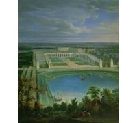 DQCJIYIGL Famous Canvas Artwork Poster Artworks the Orangery and the Chateau At Versailles by Jean Baptiste Poster Print for Home Decor 60x90cm