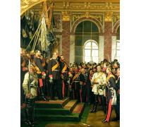 DQCJIYIGL Famous Canvas Artwork Poster Artworks the Proclamation of Wilhelm As Kaiser of the New German Reich by Famous Painter Poster Print for Home Decor 60x90cm
