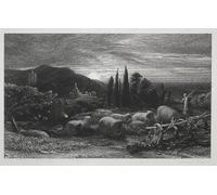 DQCJIYIGL Famous Canvas Artwork Poster Artworks the Rising Moon by Famous Painter Poster Print for Home Decor 60x90cm