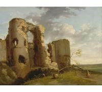 DQCJIYIGL Famous Canvas Artwork Poster Artworks West Gate of Pevensey Castle by Mortimer Poster Print for Home Decor 60x90cm