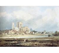 DQCJIYIGL Famous Canvas Artwork Poster Artworks York Minster From the South-east with Layerthorpe Bridge by Thomas Girtin Poster Print for Home Decor 60x90cm