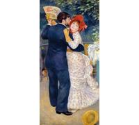 DQCJIYIGL Famous Canvas Prints Portrait Classic Wall Decor a Dance in the Country by Pierre Auguste Renoir Abstract Painting for Home Decor 60x90cm