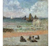 DQCJIYIGL Famous Canvas Prints Portrait Classic Wall Decor At Dieppe Par Gauguin Paul Eugene Henri Oil on Canvas by Paul Gauguin Abstract Painting for Home Decor 60x90cm