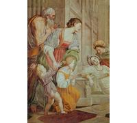 DQCJIYIGL Famous Canvas Prints Portrait Classic Wall Decor Detail of the Death of St. Cecilia by Domenichino Abstract Painting for Home Decor 60x90cm