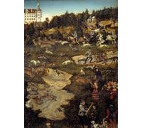 DQCJIYIGL Famous Canvas Prints Portrait Classic Wall Decor Hunting in Honor of Charles V At Torgau Castle by Lucas the Elder Cranach Abstract Painting for Home Decor 60x90cm