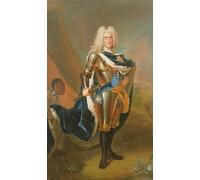 DQCJIYIGL Famous Canvas Prints Portrait Classic Wall Decor King Augustus Ii of Poland Before by Louis De Silvestre Abstract Painting for Home Decor 60x90cm