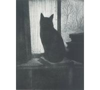 DQCJIYIGL Famous Canvas Prints Portrait Classic Wall Decor Le Chat by Christopher Richard Wynne Nevinson Abstract Painting for Home Decor 60x90cm